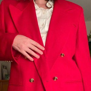 Last Chance! Austin Reed Cherry Red Blazer (VINTAGE)